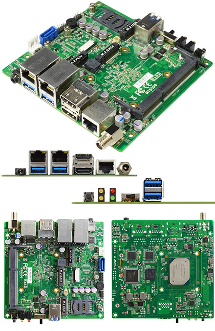 Jetway MT95-90 (Intel Apollo Lake) [3x LAN, NUC, 12V DC-in] (Extended temperature range -40�C to 85�C)